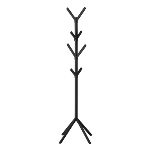 Wieszak na ubrania (stojący) – wys. 178,5 cm, szer. 44,5 cm, głęb. 44,5 cm